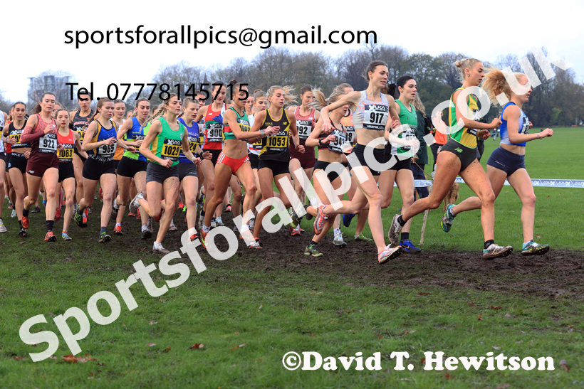 Senior Womens and Under-23s 2025 Liverpool Cross Challenge, Sefton Park, Saturday, November 22th. Photo: David T. Hewitson/Sports for All Pics